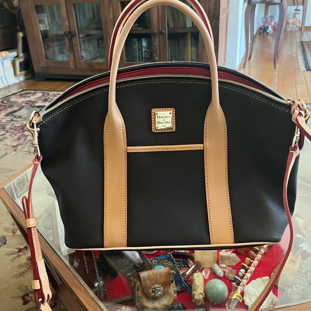 Dooney & Bourke Satchel two Ton Leather.